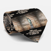 Strijd tegen godsdienstvrijheid stropdas (Opgerold)