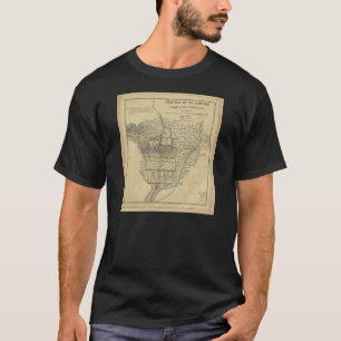 Strijd tegen Guildford Map 15 maart 1781 T-shirt