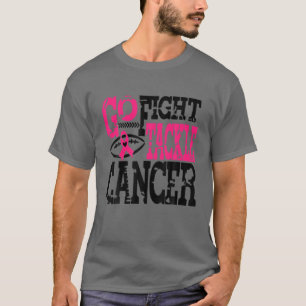 Strijd tegen het roze Football van het Robbon van T-shirt