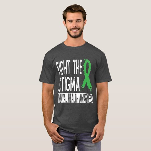 Strijd tegen het stigma t-shirt (Voorkant volledig)