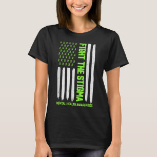 Strijd tegen het stigma van het bewustzijnslint va t-shirt