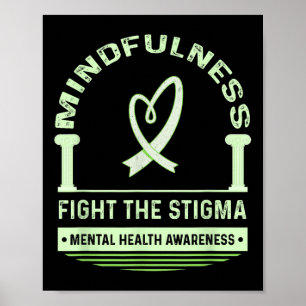 Strijd tegen het stigma van mentale gezondheid poster