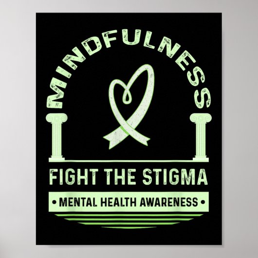 Strijd tegen het stigma van mentale gezondheid poster (Voorkant)
