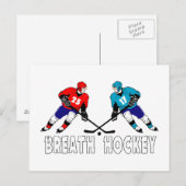 Strijd tegen hockeyspelers briefkaart (Voorkant / Achterkant)