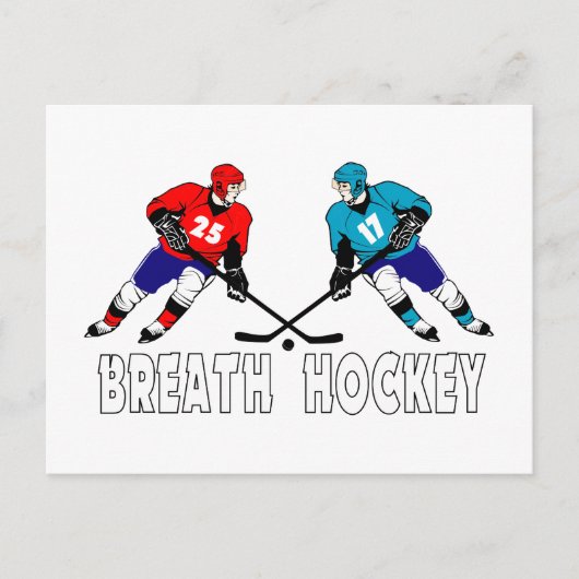 Strijd tegen hockeyspelers briefkaart (Voorkant)