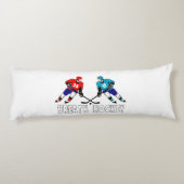 Strijd tegen hockeyspelers lichaamskussen (Achterkant)