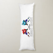 Strijd tegen hockeyspelers lichaamskussen (Achterkant (Verticaal))