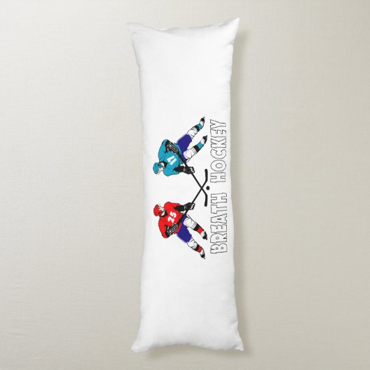 Strijd tegen hockeyspelers lichaamskussen (Achterkant (Verticaal))