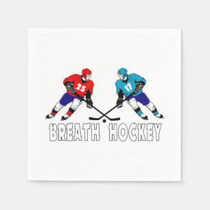 Strijd tegen hockeyspelers servetten