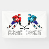 Strijd tegen hockeyspelers spandoek (Horizontaal)