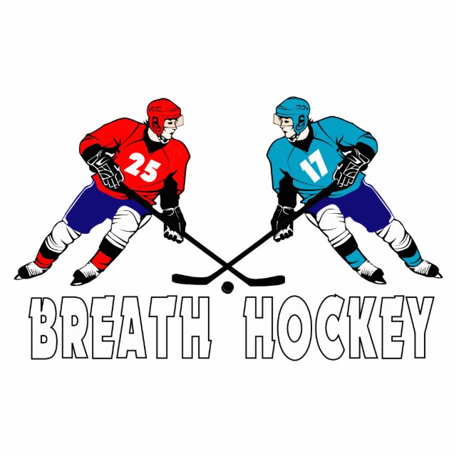 Strijd tegen hockeyspelers staand fotobeeldje  (Voorkant)