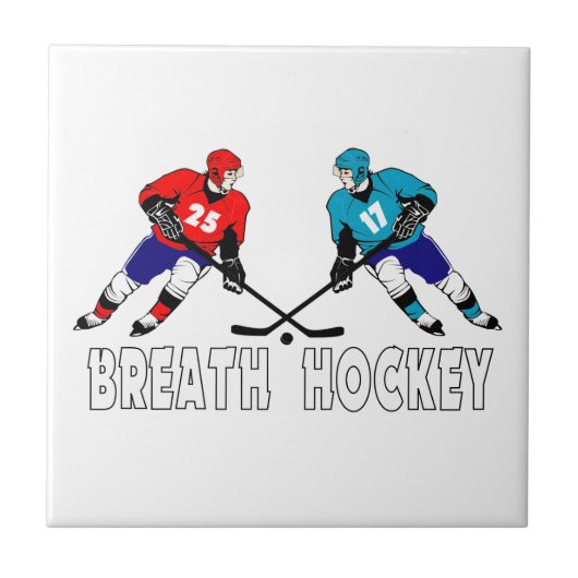 Strijd tegen hockeyspelers tegeltje (Voorkant)