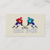 Strijd tegen hockeyspelers visitekaartje (Achterkant)