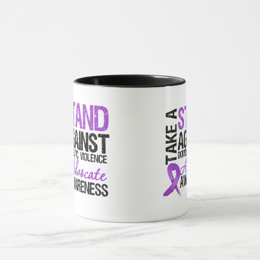 Strijd tegen huiselijk geweld mok (Midden)