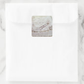 Strijd tegen Kolin Bohemia, 18 augustus 1757 Vierkante Sticker (Tas)