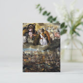 Strijd tegen Lepanto door Paolo Veronese Briefkaart (Staand voorkant)