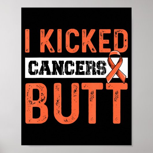 Strijd tegen leukemie Citaat voor bloedkanker Over Poster (Voorkant)