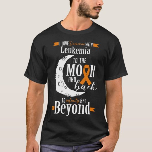 Strijd tegen Leukemie Kanker U bent voldoende bewu T-shirt (Voorkant)