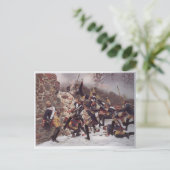Strijd tegen Leuthen Briefkaart (Staand voorkant)