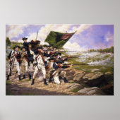 Strijd tegen Long Island door Domenick D'Andrea Poster (Voorkant)