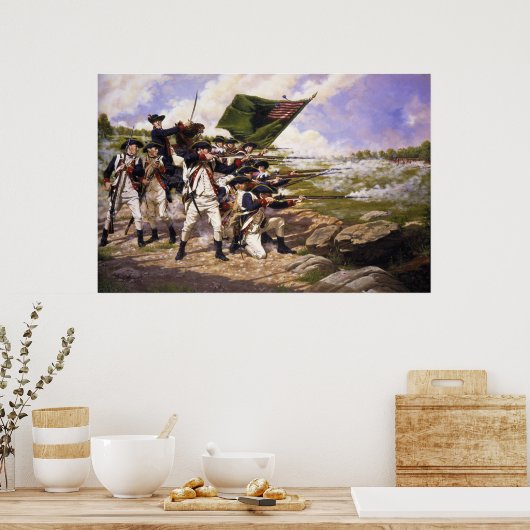 Strijd tegen Long Island door Domenick D'Andrea Poster (Keuken)