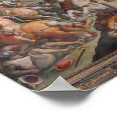 Strijd tegen Marciano door Vasari - Poster (Hoek)