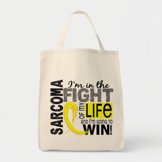 Strijd tegen mijn leven, Sarcoma Tote Bag (Voorkant)