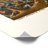 Strijd tegen missionaris Kurz & Allison 1863 Poster (Hoek)