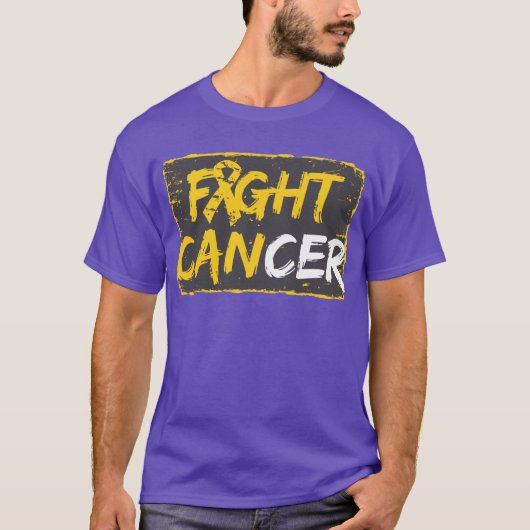 Strijd tegen neuroblastoma kanker t-shirt (Voorkant)