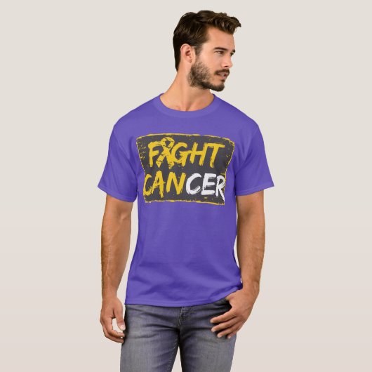 Strijd tegen neuroblastoma kanker t-shirt (Voorkant volledig)