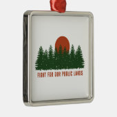 Strijd tegen onze publieke zanden metalen ornament (Rechts)