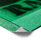 Strijd tegen racisme in rood zwart en groen poster (Hoek)