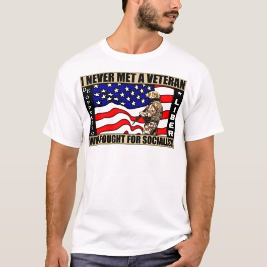 Strijd tegen socialisme? t-shirt (Voorkant)