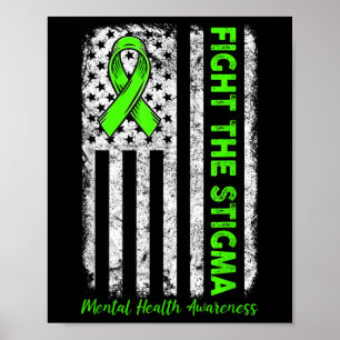 Strijd tegen stigma geestelijke gezondheid Awarene Poster