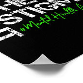 Strijd tegen Stigma Mental Health Awareness Poster (Hoek)