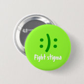 Strijd tegen stigma:): ronde button 5,7 cm (Voorkant /achterkant)