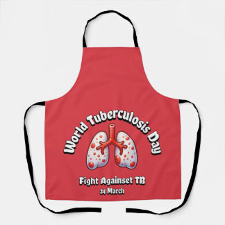 Strijd tegen tbc. Wereld Tuberculose Dag. Schort