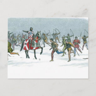 Strijd tegen Towton 1461 Briefkaart