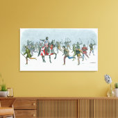 Strijd tegen Towton 1461 Canvas Afdruk (Insitu (Woonkamer))