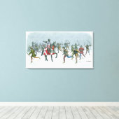 Strijd tegen Towton 1461 Canvas Afdruk (Insitu (Houten vloer))