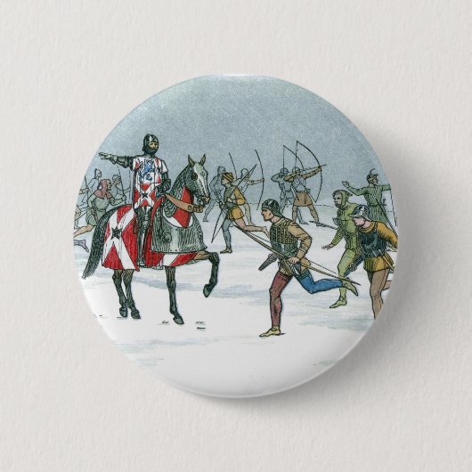 Strijd tegen Towton 1461 Ronde Button 5,7 Cm (Voorkant)