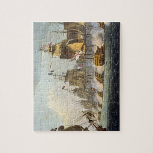 Strijd tegen Trafalgar, 21 oktober 1805, uit 'The Legpuzzel (Verticaal)