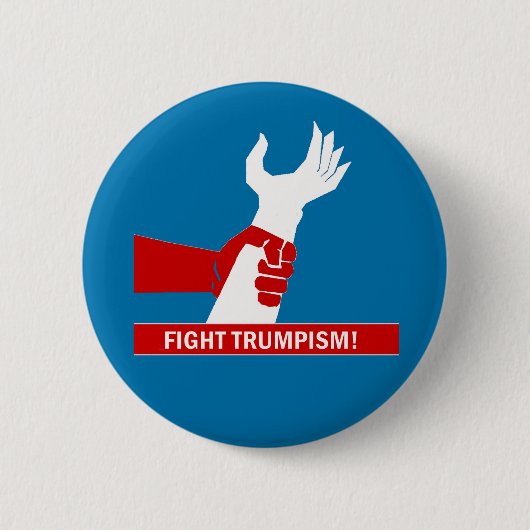 Strijd tegen Trumpisme! Ronde Button 5,7 Cm (Voorkant)
