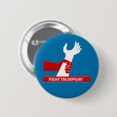 Strijd tegen Trumpisme! Ronde Button 5,7 Cm (Voorkant /achterkant)
