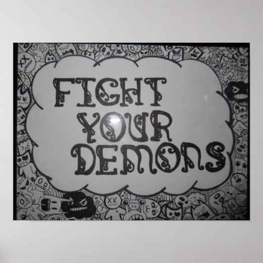 Strijd tegen uw Poster Demons (Voorkant)