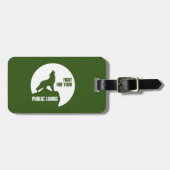 Strijd tegen uw publieke zolderwereld bagagelabel (Voorkant horizontaal)