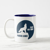 Strijd tegen uw publieke zolderwereld tweekleurige koffiemok (Links)