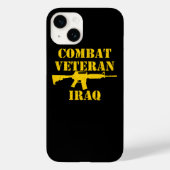 Strijd tegen Veteran Irak - leger Case-Mate iPhone Case (Achterkant)