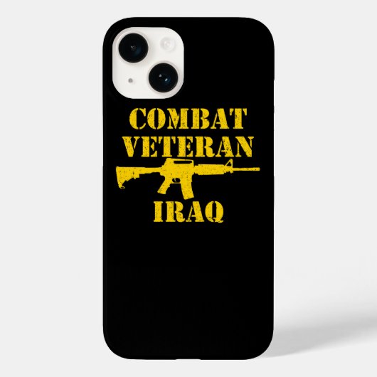 Strijd tegen Veteran Irak - leger Case-Mate iPhone Case (Achterkant)