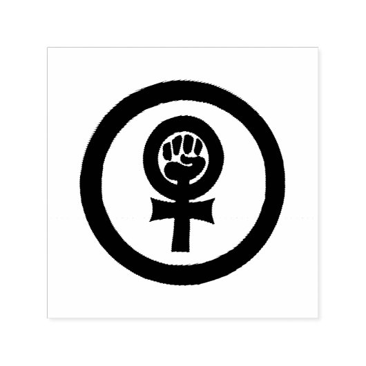 Strijd tegen vrouwen  zelfinktende stempel (Design)
